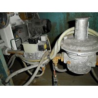 Alu melting furnace tiltable, 315 kg, MORGAN, natural gas
